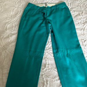 J.Crew Women's Green Capri Pants Size 4 In Great Shape!!